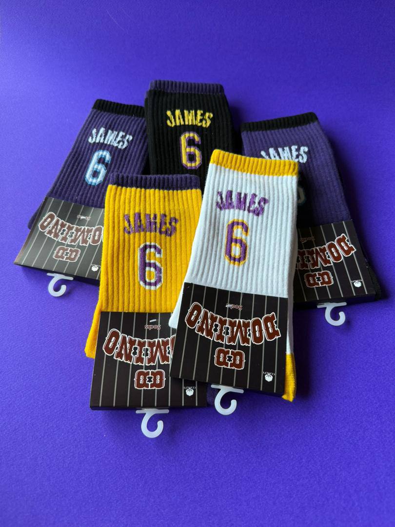 جوراب ساقدار اسپورت، james 6، پک ۵ جفتی