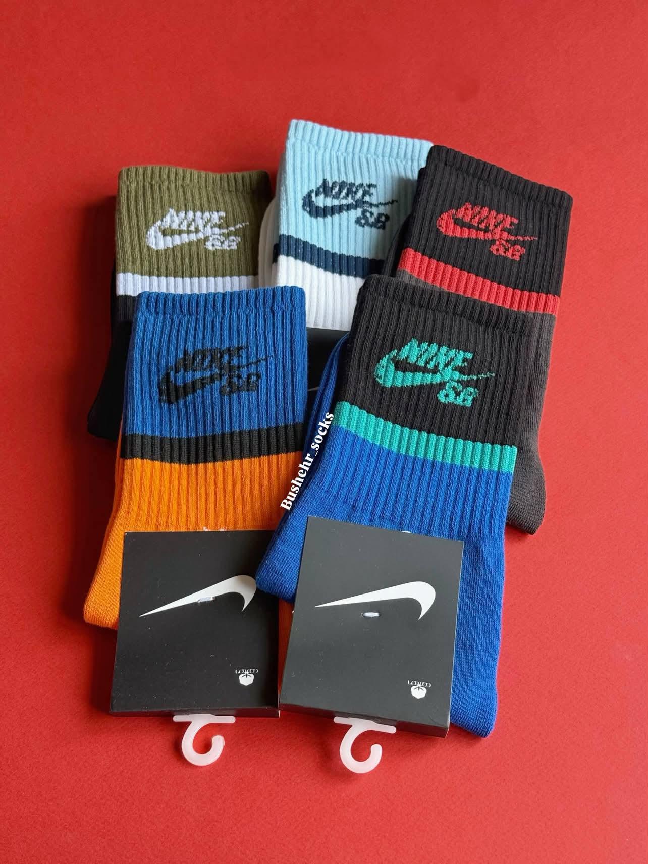 جوراب ساقدار اسپرت، nike پک ۵ جفتی