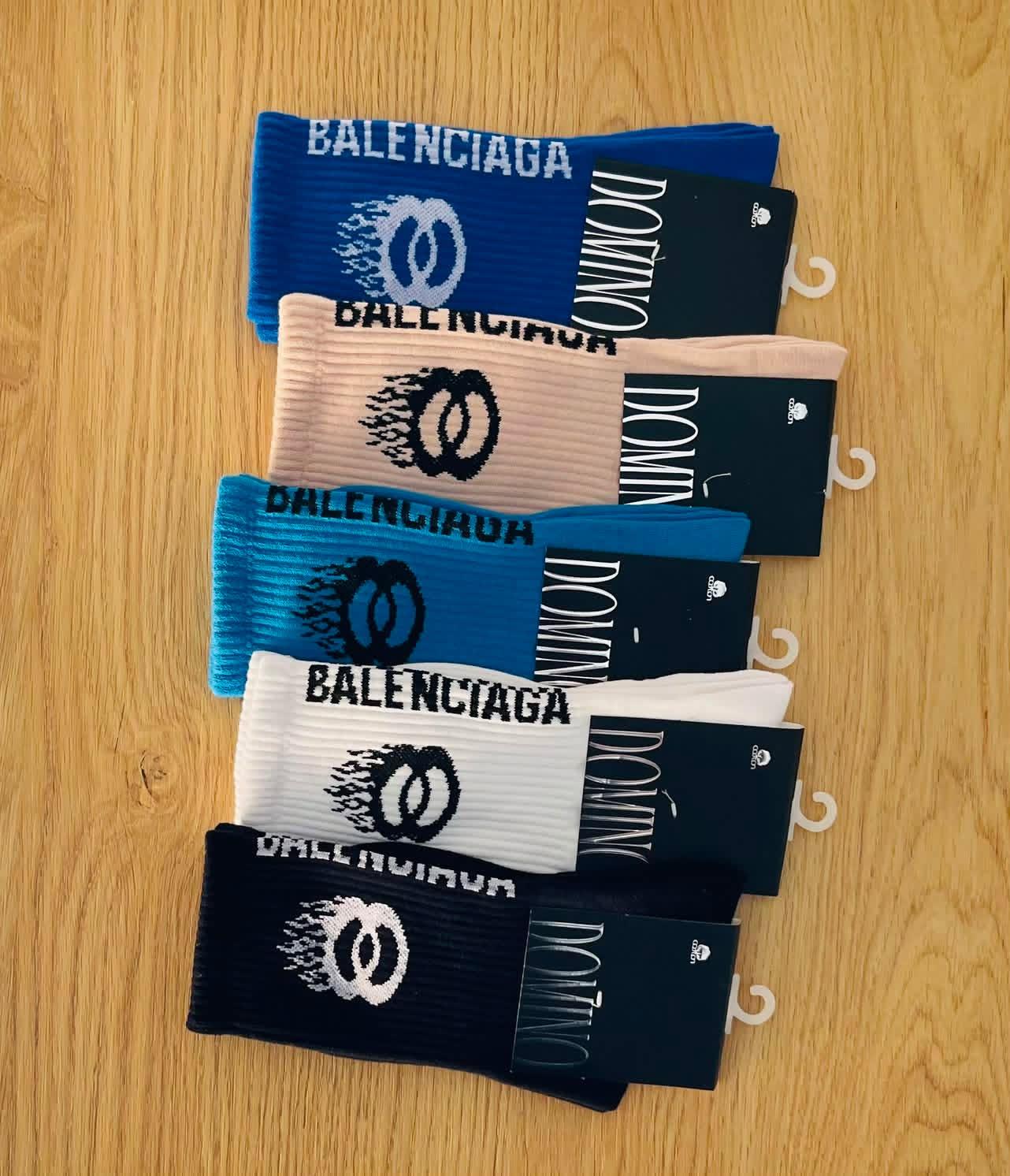 جوراب ساقدار اسپرت، balenciaga پک ۵ جفتی